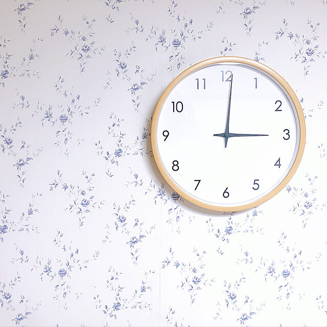 ykの日昇-壁掛け時計 電波 アナログ Moi モイ 掛け時計 おしゃれ 電波時計 ナチュラル LW-001NAの家具・インテリア写真