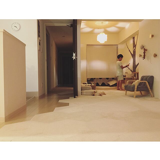 haruhinaのmuuto-muuto ムート　ザ・ドッツ（コートフック）L（φ170mm） (ナチュラルオーク)の家具・インテリア写真