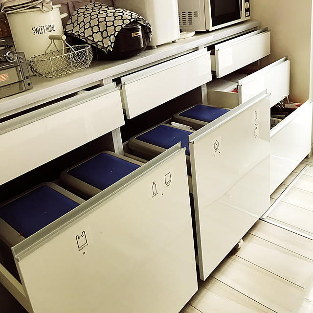 Hi5のニトリ-キッチンカウンター(スコール180WH D/OP/Hセット) の家具・インテリア写真
