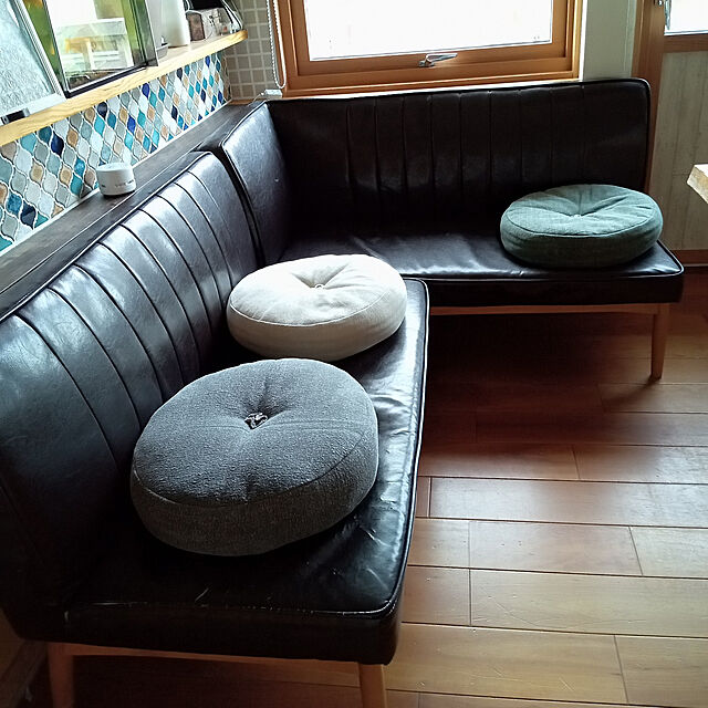 Miponappoの萩原-【全10色】インド綿 フロアラウンドクッションの家具・インテリア写真