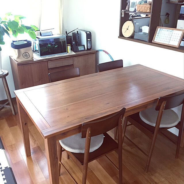 Saoriの-食卓テーブルセット 4人 長方形 天然木製 CHRUB3130の家具・インテリア写真