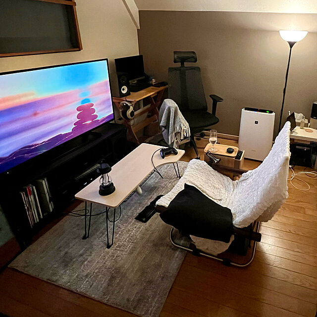 ANVI_Tの藤栄-ニーチェアX　折りたたみ椅子　リラックスチェア　新居猛デザイン 　グッドデザイン賞の椅子　組み立て式　の家具・インテリア写真