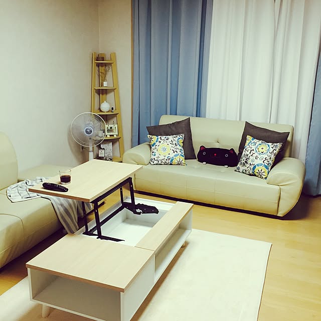 Rikiのインテリア-INTERIOR COMPANY (インテリア カンパニー) 足枕 ブラック 幅45×奥行16×高さ20cmの家具・インテリア写真