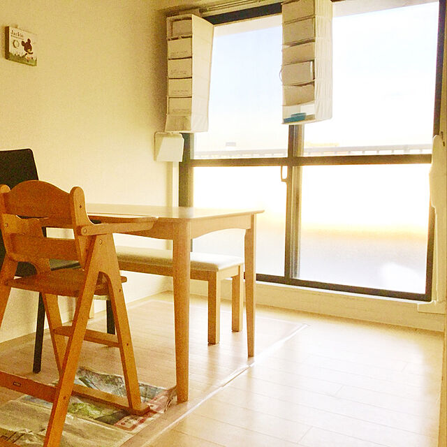 raraminのニトリ-ダイニングテーブル(ビークSP LBR) の家具・インテリア写真