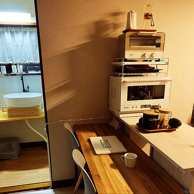 pumasuのシャープ-シャープ 電子レンジ オーブンレンジ RE-WF181-W PLAINLY 18L ホワイト系の家具・インテリア写真