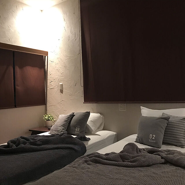 momokoの無印良品-麻わたベッドパッド・ゴム付／Ｓ カラーなしの家具・インテリア写真