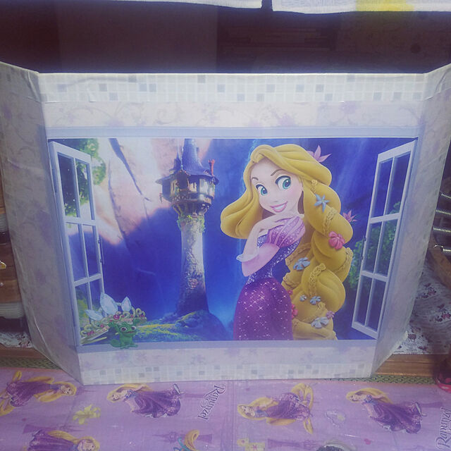 makoの-【Disney Rapunzel】ディズニー ラプンツェル 　ウインドタイプ2　ウォールステッカーの家具・インテリア写真