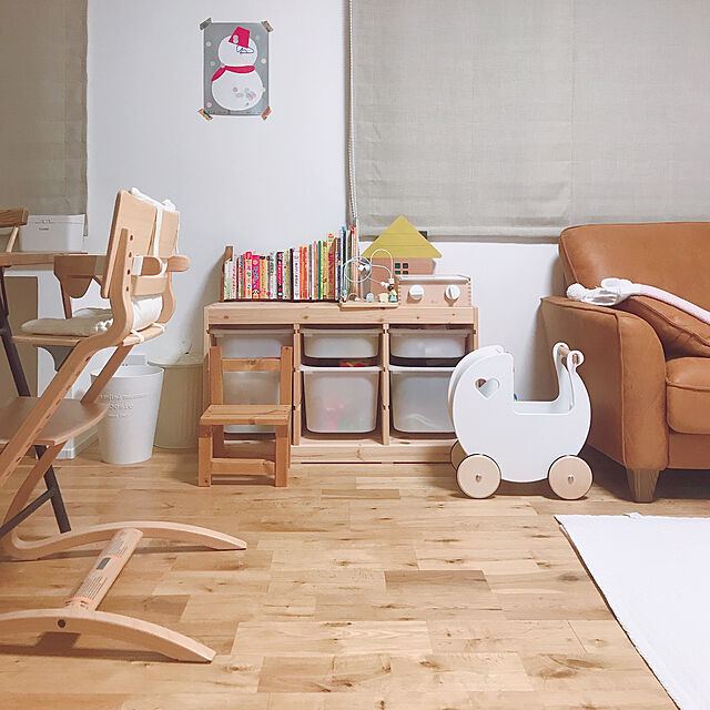 yoko.の-＼5のつく日は＋P5倍／【日本正規品】リエンダー クッション ミスティブルー｜ハイチェア 子供用椅子 木製ベビーチェア 【あす楽】の家具・インテリア写真