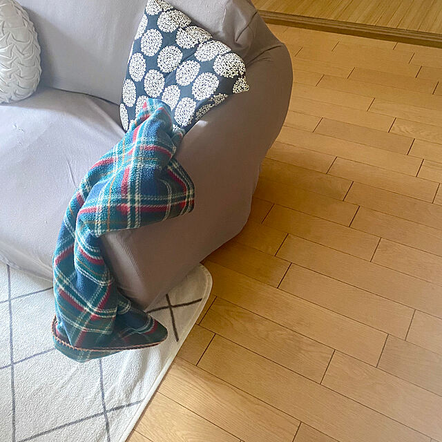 YuuKoのフリーライフ-洗えるラグ 130x185 長方形 滑り止め付 ホットカーペット対応 床暖房対応 北欧 モダン ウォッシャブル マイクロファイバー ラグマット ラグカーペット フランネルマット リビング 絨毯の家具・インテリア写真