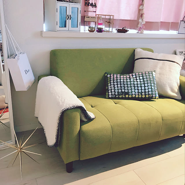 写真付きレビュー】タンスのゲン ソファー 2人掛け ファブリック