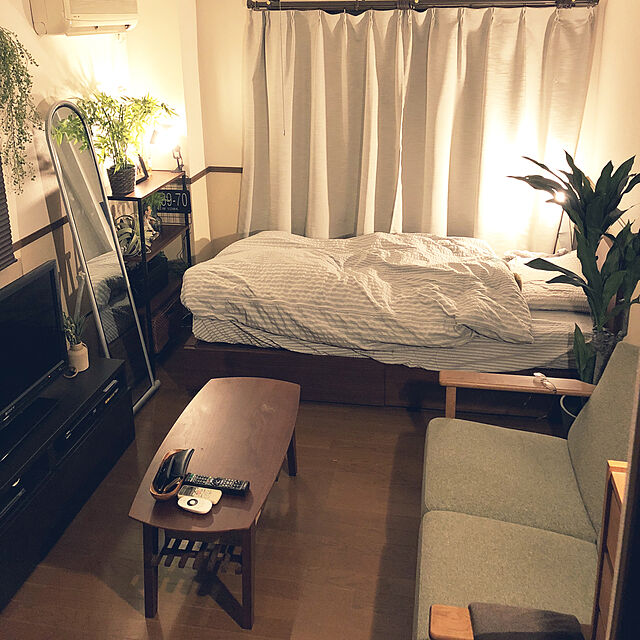 nobの無印良品-収納ベッド・シングル・ウォールナット材の家具・インテリア写真
