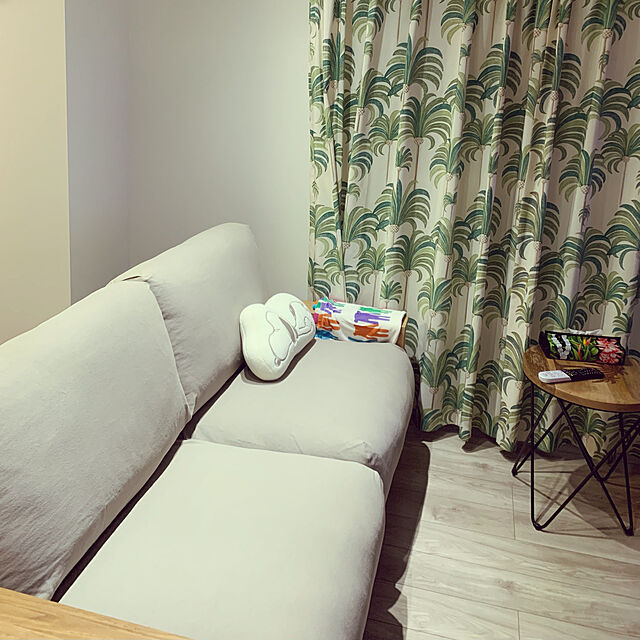 RYOの無印良品-無印良品 体にフィットするソファ・綿デニムネイビー・セット 幅65×奥行65×高さ43cm 良品計画の家具・インテリア写真