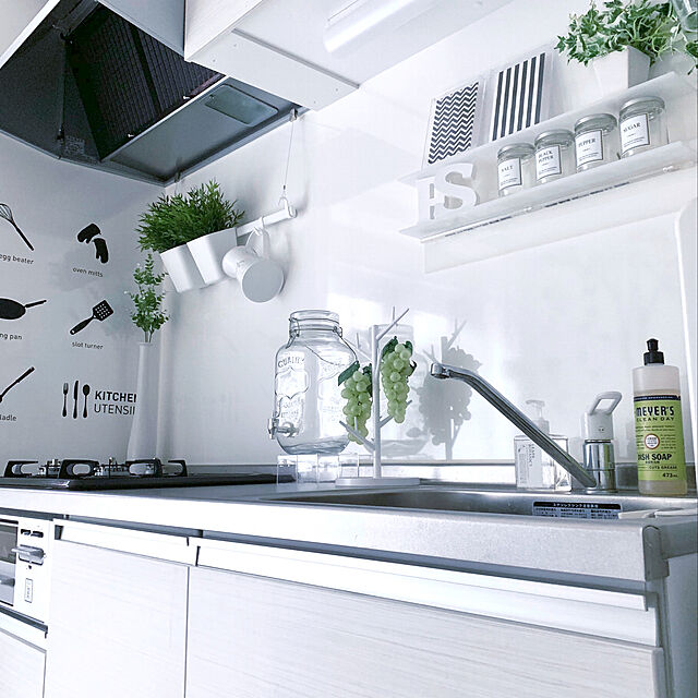 SnSのジョンソン-ミセスマイヤーズ クリーンデイ 食器用洗剤 レモンバーベナ 473mlの家具・インテリア写真