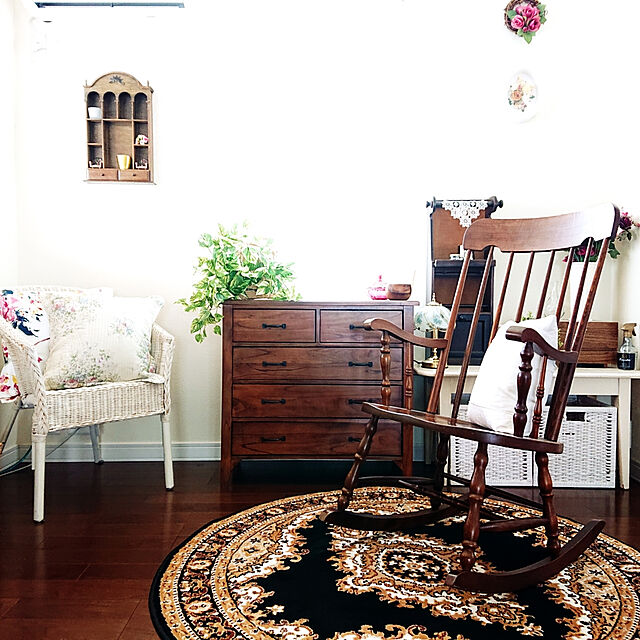 sakusakuの大杉繊維-最終価格 防音特級 ミンク調 ラグ 絨毯 2畳 二畳 カーペット ラグマット 日本製 厚手 当社在庫 (ハイグレード190×190) 約2畳 190×190cmの家具・インテリア写真