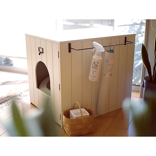 ku.ochoの-ベルメゾン 猫用トイレ収納カバー 「アイボリー」 ◇ ペット 用品 グッズ ◇の家具・インテリア写真