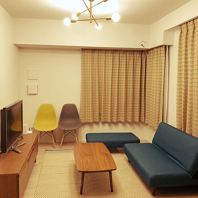felicityのニトリ-布張りカジュアルソファ(NリバティーF GY) の家具・インテリア写真