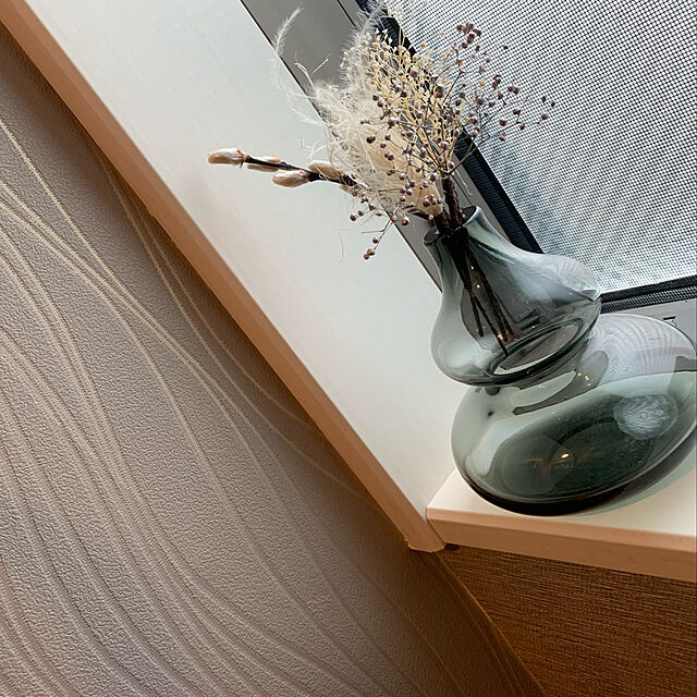 mamu_roomの-【COURBE】クールブ ガラス フラワーベース ひょうたん 花瓶 花器 おしゃれ かわいい 一輪挿し 枝物 ブーケ ドライフラワー 造花 インテリアの家具・インテリア写真