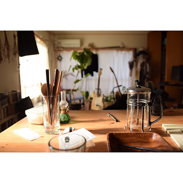 TakashiのHARIO-HARIO ( ハリオ ) ハリオール ドゥ コーヒー & ティー フレンチ プレス 4人用 THX-4SVの家具・インテリア写真