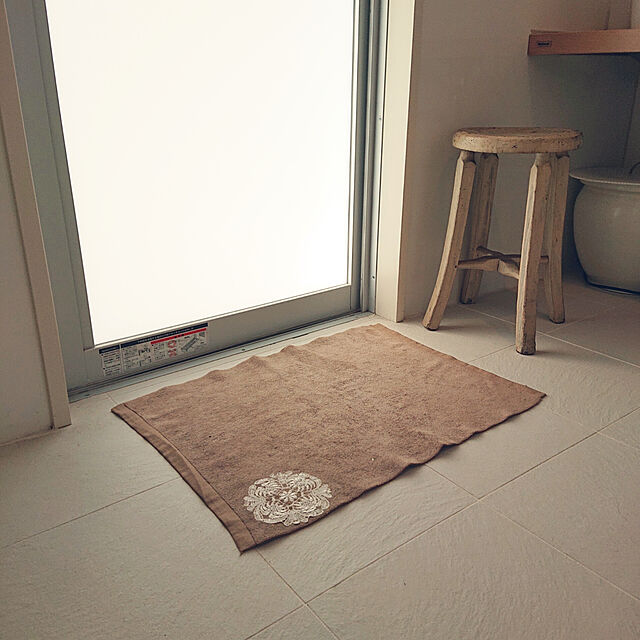 masayoのニトリ-バスマット(テリー2 40X65 LGY) の家具・インテリア写真