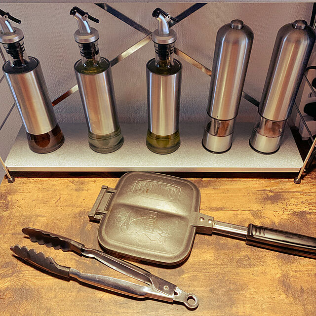 NAOKINGのCOMPANY109-Simonshop 350 mlガラスボトル鋼油油滴ポットソースビネガーボトル (Style A)の家具・インテリア写真