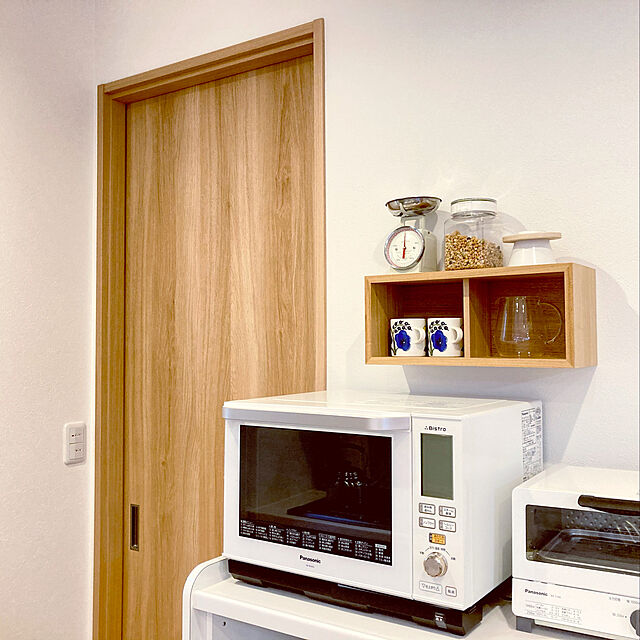 ammamaの無印良品-【無印良品 公式】壁に付けられる家具・箱・幅44cm・オーク材幅44×奥行15．5×高さ19cmの家具・インテリア写真