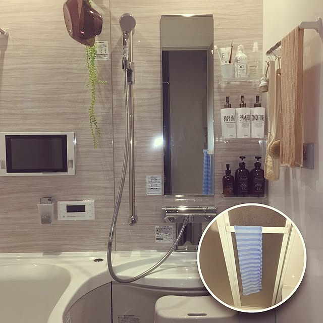 Apple222の-湯桶 karali カラリ （ 湯おけ 風呂おけ クリア 洗面器 風呂桶 透明 ）の家具・インテリア写真