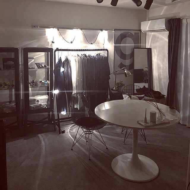 ixumiのイケア-IKEA TURBO イケア 洋服ラック ブラック 室内/屋外用 501.772.42の家具・インテリア写真