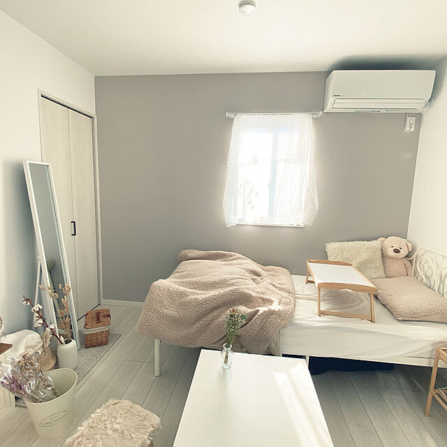 tomatoのニトリ-シングルパイプベッド(テフ2) の家具・インテリア写真