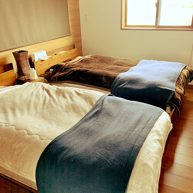 Yumi-springのニトリ-フリーカバー 小さめサイズ(マカロンNV 140X190) の家具・インテリア写真