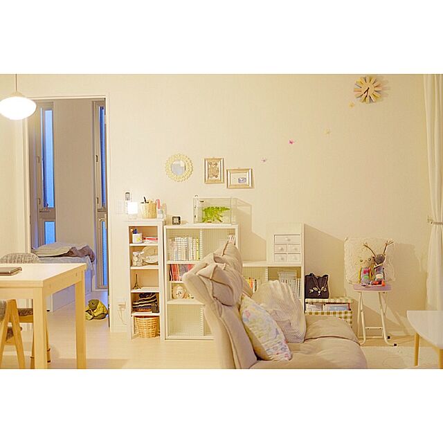 SanaのCUBE-#9904 みかんヒビ クリア CL 透明 ガラスペンダントライトの家具・インテリア写真