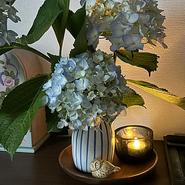 yu-chanのイケア-IKEA イケア 花瓶 セラミック ホワイト 白 ブルー 青 GODTAGBAR n90436743の家具・インテリア写真
