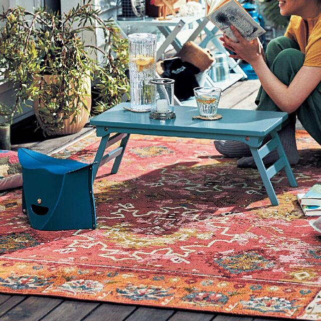 BelleMaisonの-洗えるフラットウィルトン織りラグの家具・インテリア写真