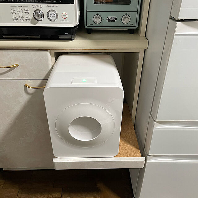 momocchiのloofen-loofen（ルーフェン）生ゴミ処理機 家庭用 助成金対象 コンポスト 途中投入可能 自動 静音 温風乾燥循環式 【特許取得】(ホワイト)の家具・インテリア写真