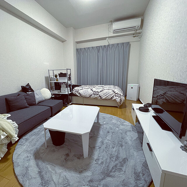 sarasasasのニトリ-ブックシェルフ(N トリシア 60 WH) の家具・インテリア写真