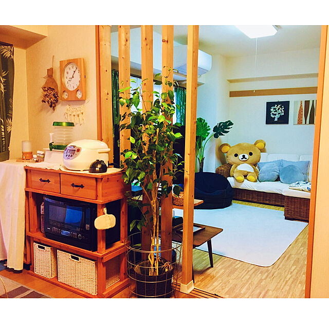 shizuのニトリ-バスケット ライラ3 タテハーフ(NA) 収納ケース 収納ボックス の家具・インテリア写真