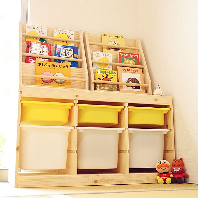 kaneriのイケア-IKEA イケア 収納ボックス 子供部屋 TROFAST イエロー 通販 103.080.04の家具・インテリア写真