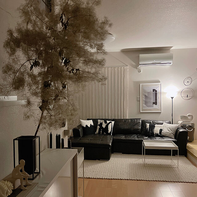 mikiのNilight-フロアスタンドライト間接照明 明るい フロアスタンド 電球付き 三色調光 北欧 floor lamp 寝室/リビング/オフィスなど適応 nilight (ブラック)の家具・インテリア写真