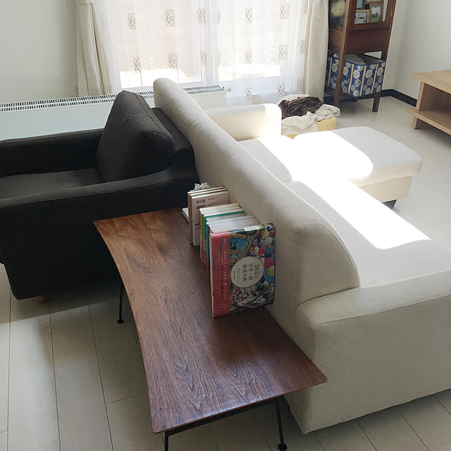 MeMeの無印良品-ソファ本体・スリムアーム・１シーター・ウレタンクッションの家具・インテリア写真
