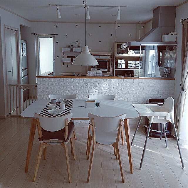 maaのイケア-[IKEA/イケア/通販]ANTILOP アンティロープ ハイチェア トレイ付き, ホワイト/シルバーカラー[3](c)(49067485)の家具・インテリア写真