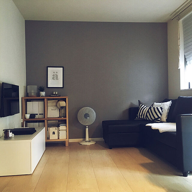 beroのニトリ-合皮ソファベッド(Nシールド ノアーク BK) の家具・インテリア写真