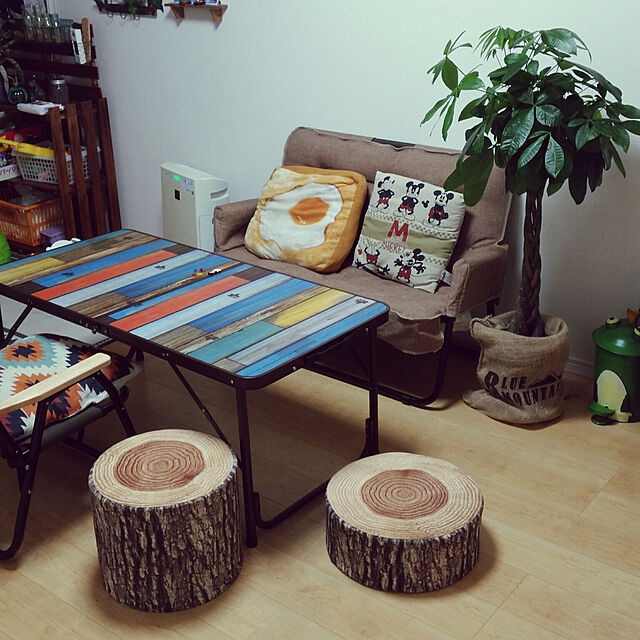aiko46490110の-ロゴス(LOGOS) グランベーシック 丸洗い3FDスリムテーブル (73200021)の家具・インテリア写真