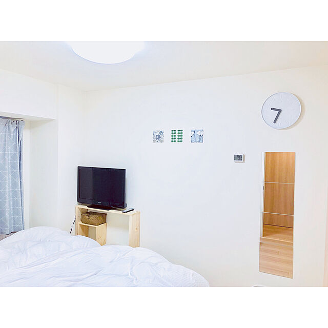 r.m.k.r.のニトリ-裏地付き遮光2級・遮熱カーテン(クロス グレー 100X140X2) の家具・インテリア写真