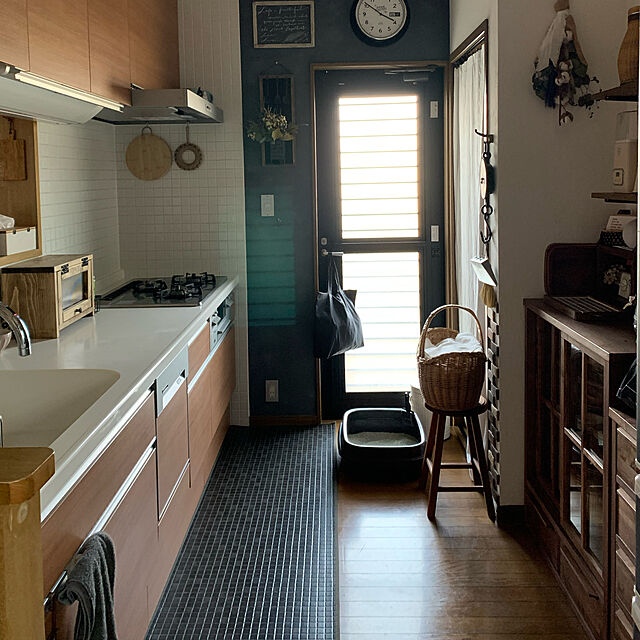 Rumiの-【5人に1人当たる】すっきりデザインの拭けるキッチンマット[日本製]の家具・インテリア写真