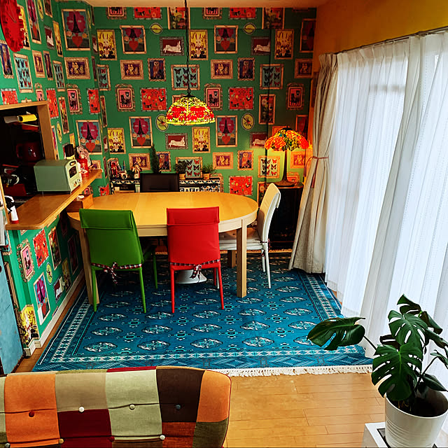 RURUの萩原-トルクメン風 洗えるラグの家具・インテリア写真