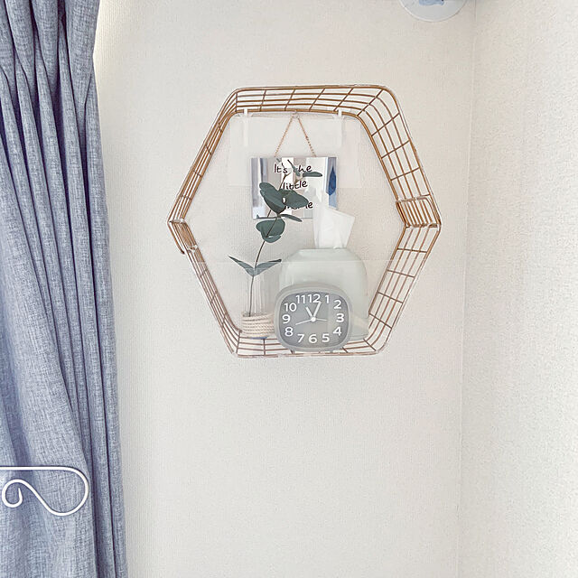 Minteaの-壁美人 時計フック 白 2個入り 耐荷重5kg CH-2 若林製作所 日本製 壁面フックの家具・インテリア写真