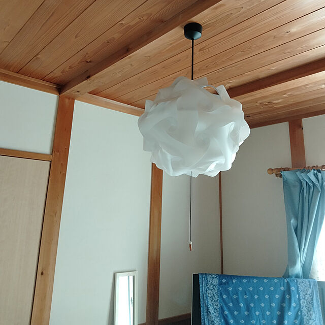makaronのKW-Commerce-kwmobile パズルランプ DIY ライトシェード サイズM - 30パーツ ライト傘 ランタン 電球傘 ジグソーランプ - 15以上の異なるスタイル 直径約27cm - ホワイトの家具・インテリア写真