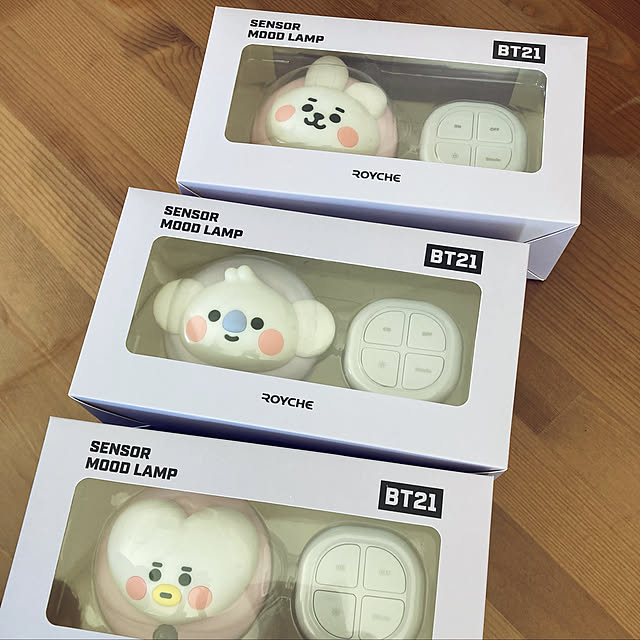 bun_ny-hophoperの-【ソロモン商事】BT21 センサームードランプ SENSOR MOOD LAMP ムードライト ウォールランプの家具・インテリア写真