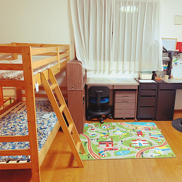 Ryaのニトリ-2段ベッド(ドール LBR スノコCZ) の家具・インテリア写真