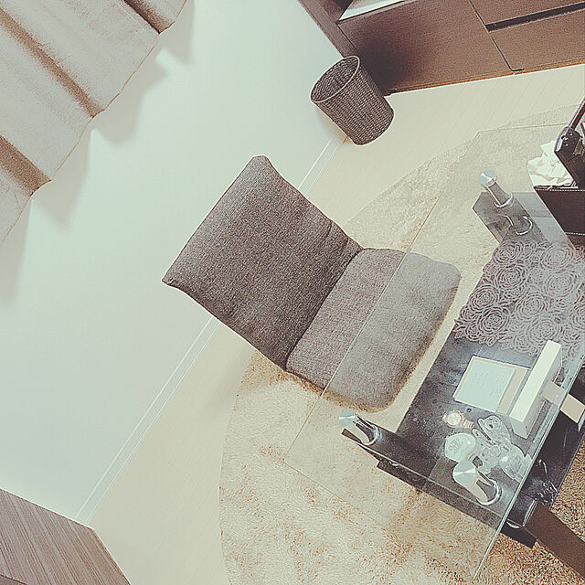 arinkoのニトリ-ストレッチ座椅子カバー(シェニBR) の家具・インテリア写真