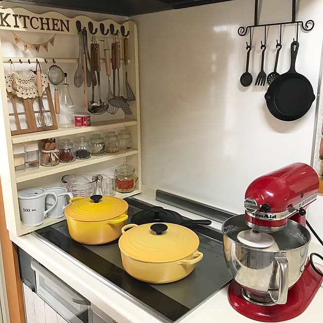 samanthakitchenのル・クルーゼ(Le Creuset)-ルクルーゼ ココット ロンド ホーロー 鍋 IH 対応 22cm クインスイエロー 2501-22-416の家具・インテリア写真